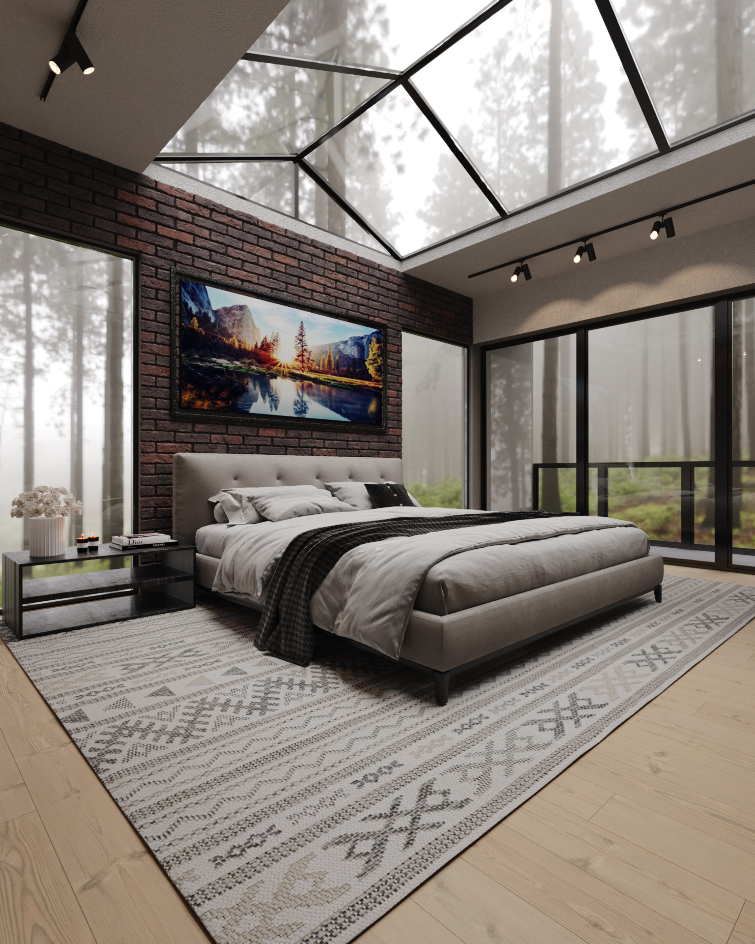 RENDER 01 - QUARTO NA FLORESTA